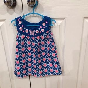 Toddler dress girls pink/blue